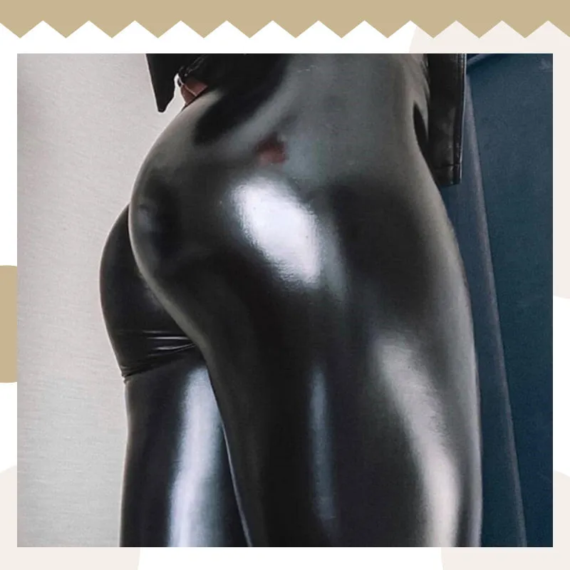 ✨ 50%-off Sale✨ S-shaped Thickened PU Leather Leggings