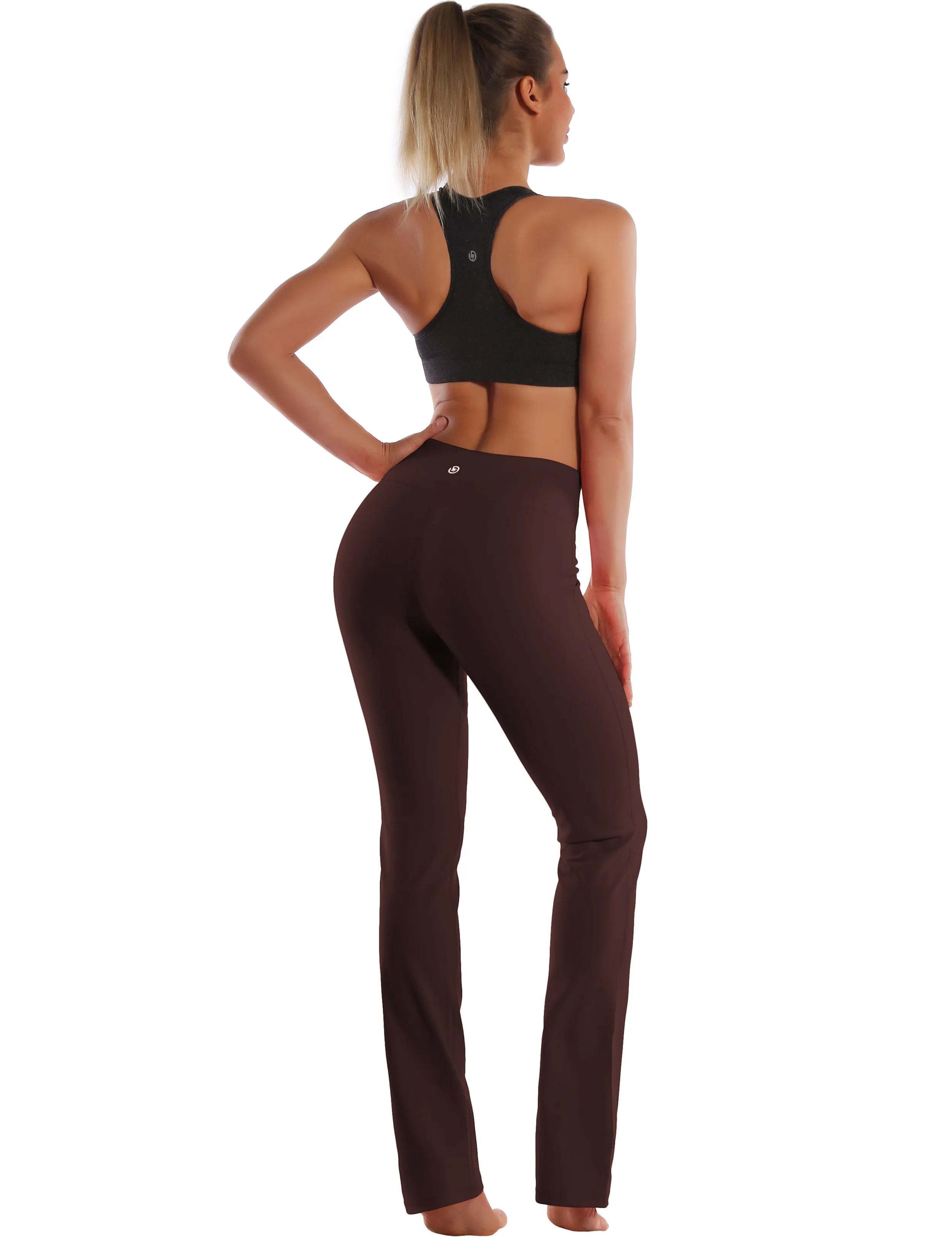 29" 31" 33" 35" Straight Leg Leggings mahoganymaroon_Running