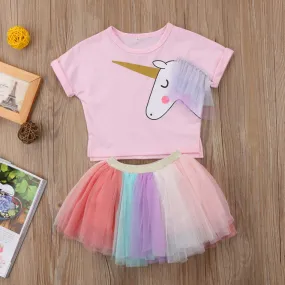 2pc Unicorn Tutu outfits
