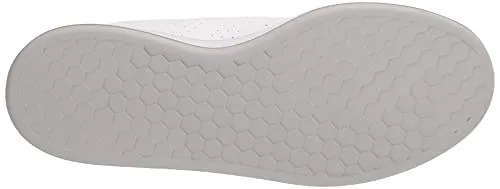adidas Men's Advantage Racquetball Shoe, White/White/Ink, 10