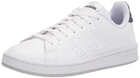 adidas Men's Advantage Racquetball Shoe, White/White/Ink, 10