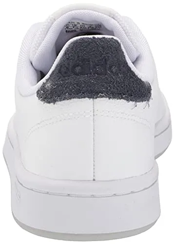 adidas Men's Advantage Racquetball Shoe, White/White/Ink, 10
