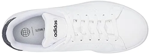 adidas Men's Advantage Racquetball Shoe, White/White/Ink, 10