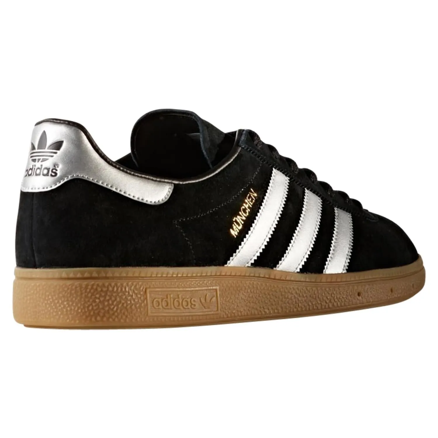 adidas Originals Munchen Trainers - Black/Silver