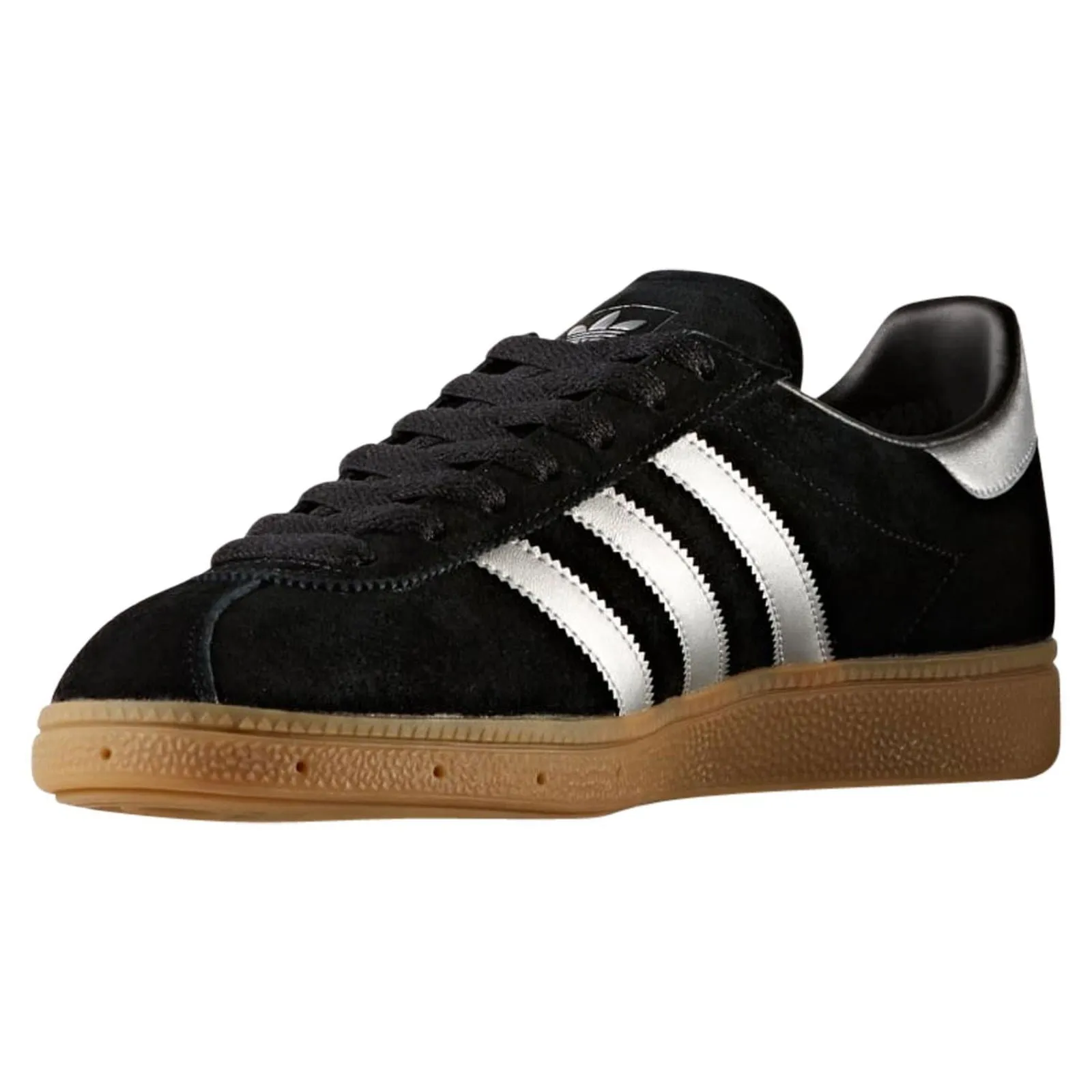 adidas Originals Munchen Trainers - Black/Silver