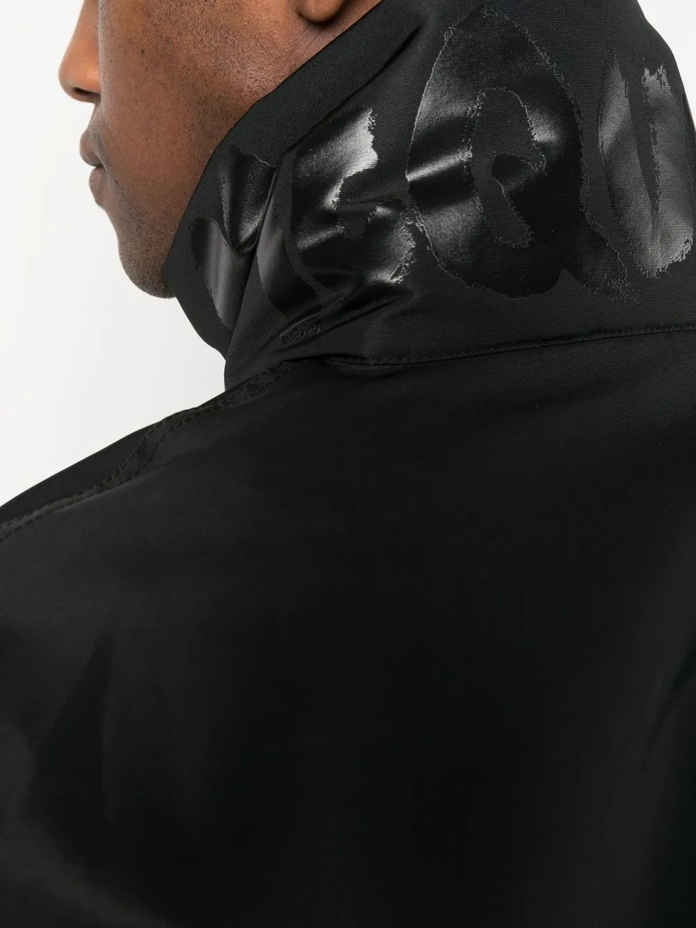 Alexander McQueen Graffiti-print zip-up Jacket
