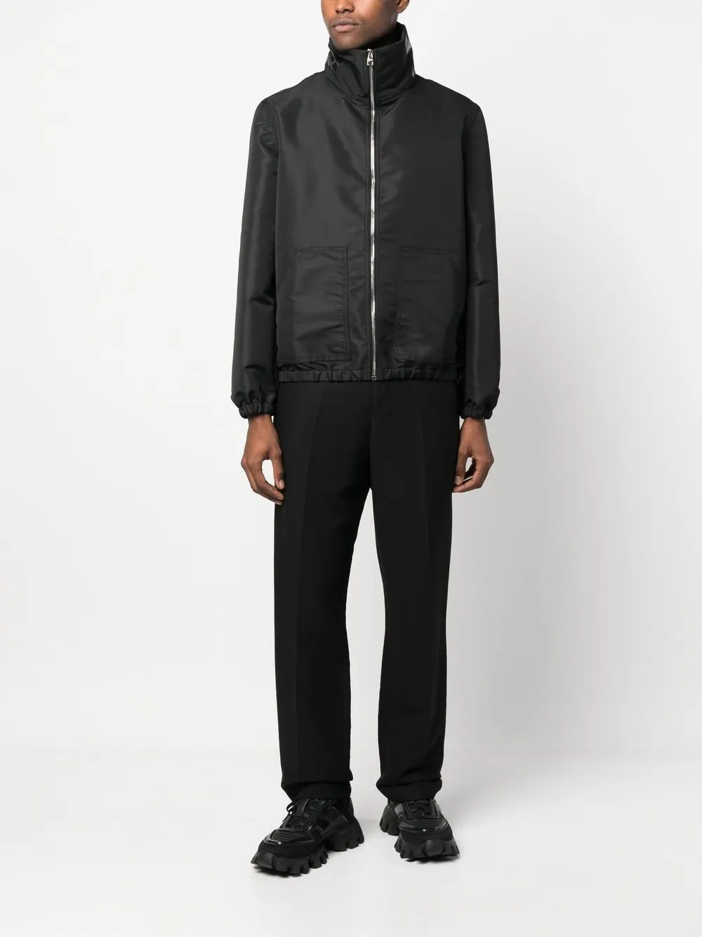 Alexander McQueen Graffiti-print zip-up Jacket