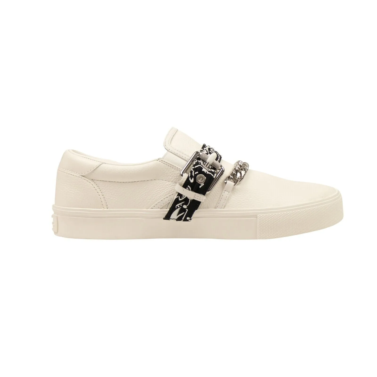 Amiri Bandana Chain Slip On Sneakers - White