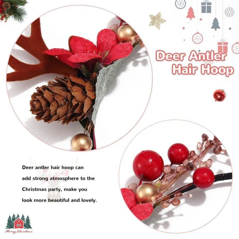 Christmas Reindeer Antlers Headbands