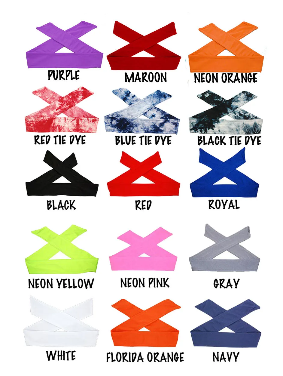 Custom TIE Headband - Sparkle Letters!