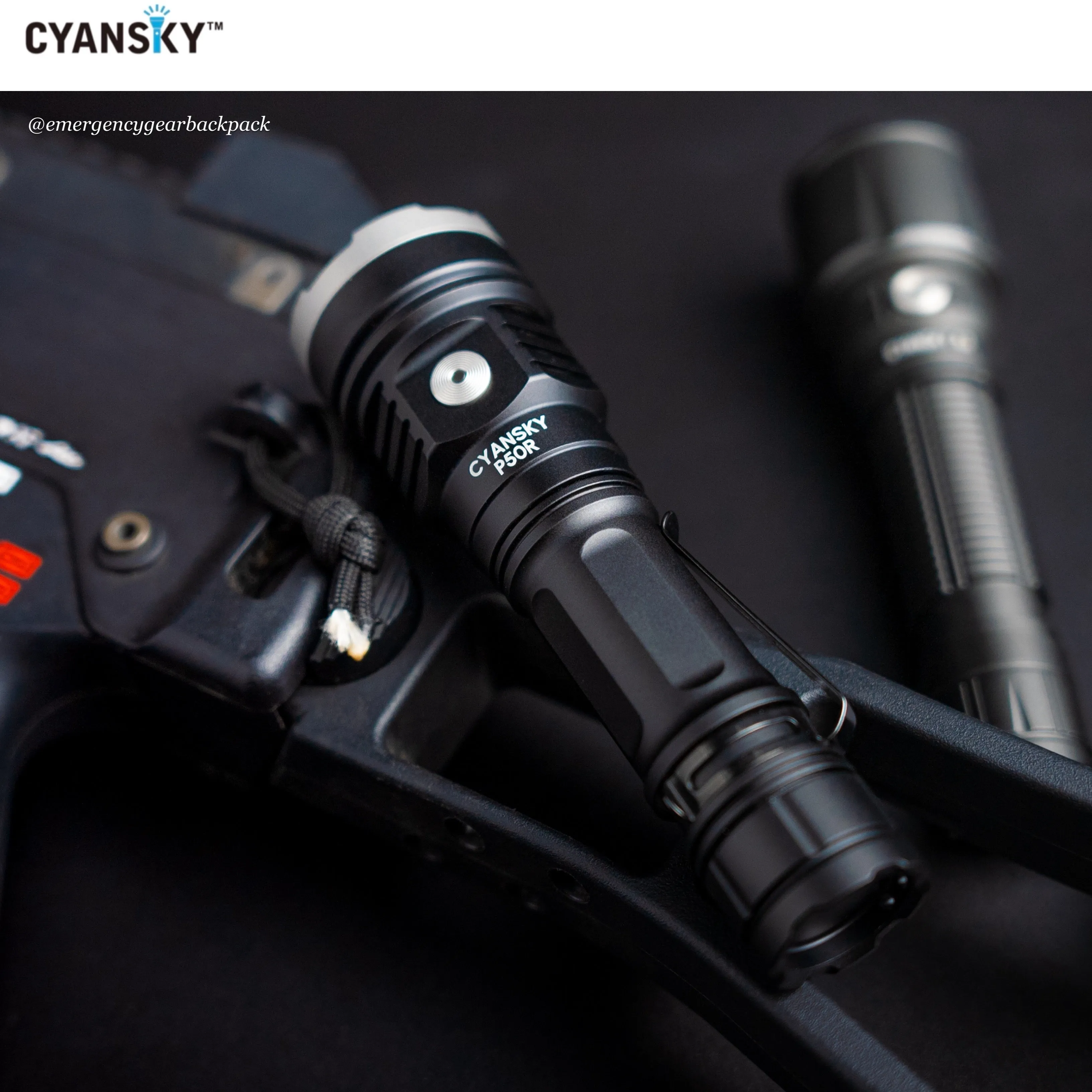 Cyansky P50R High Performance Outdoor Flashlight 12000 Lumens 328M
