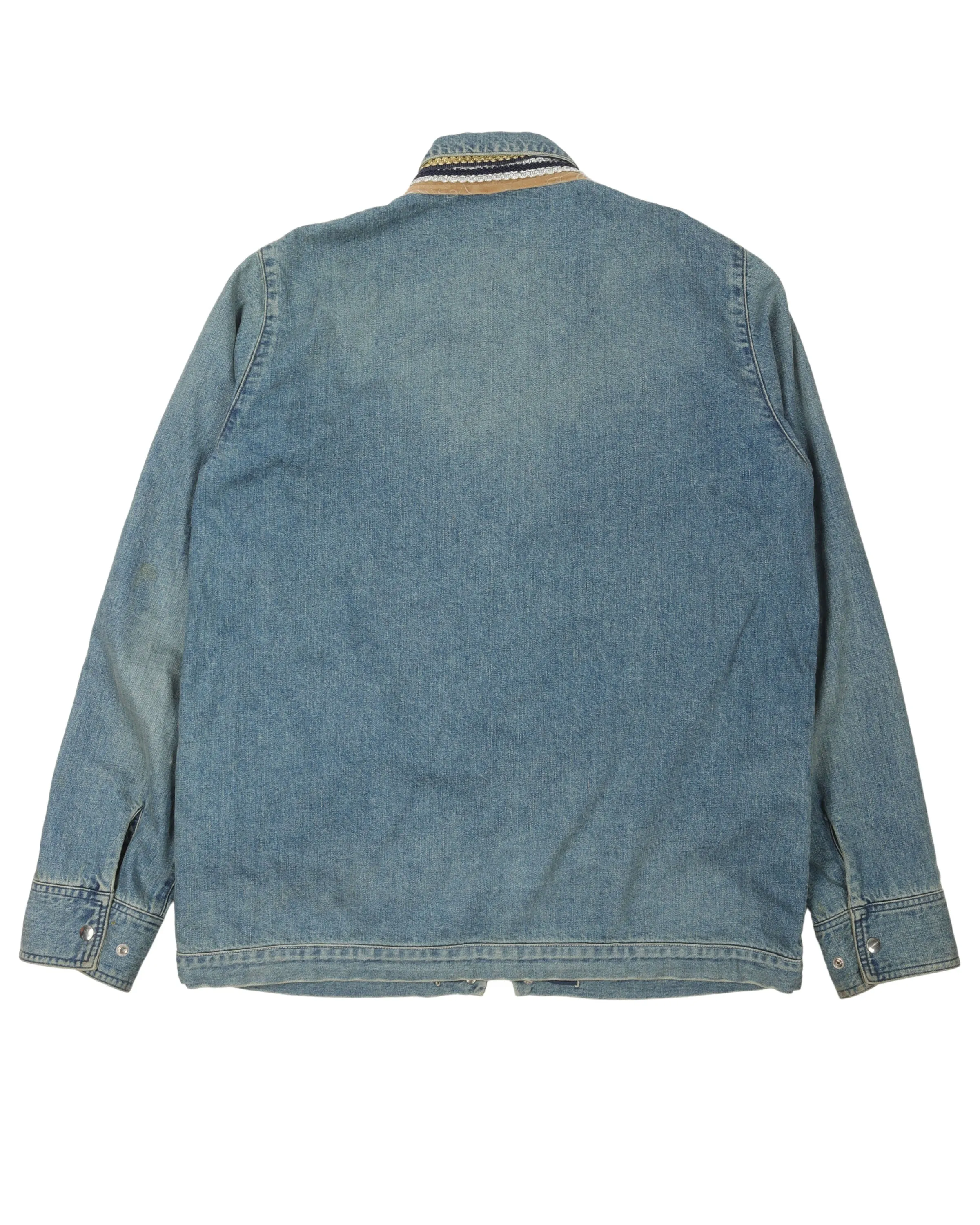 Denim Zip Up