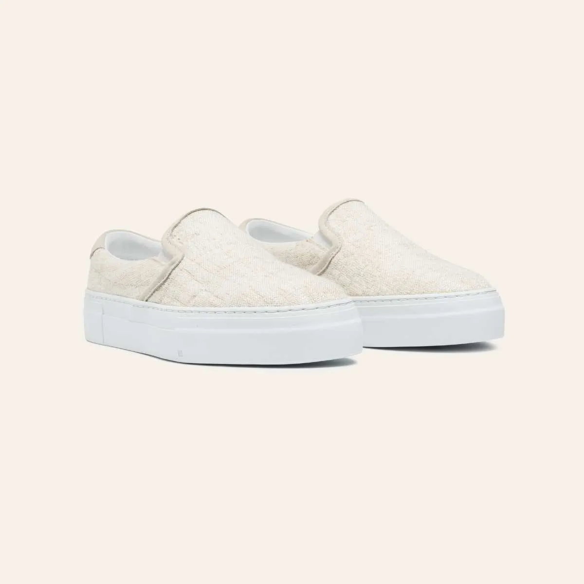 Diemme Garda Platform Natural Linen Fabric W