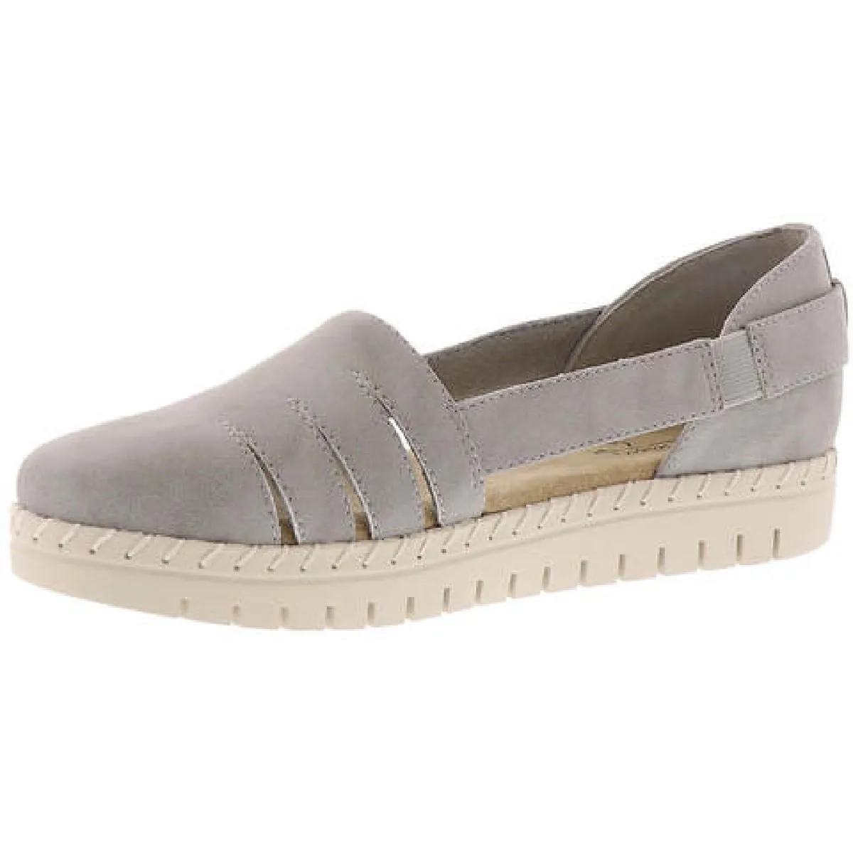 Easy Street Womens Bugsy Strappy Flats Slip-On Sneakers