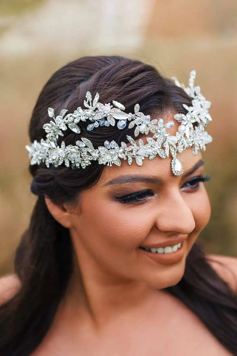 Everyone's favorite💞! Silver Queen Crown Crystal Rhinestone