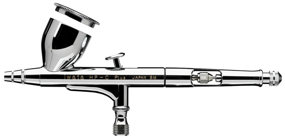 Iwata High Performance HP-C 0.3mm Plus Gravity Feed Dual Action Airbrush H4001