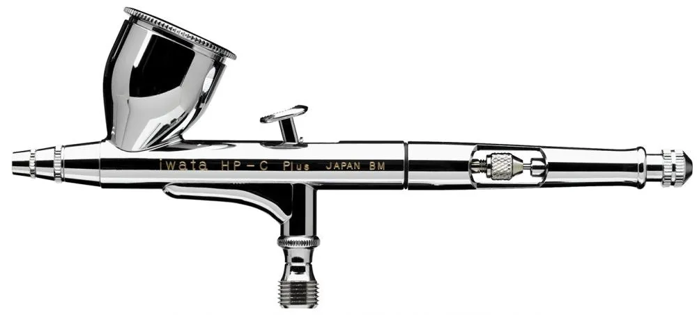 Iwata High Performance HP-C 0.3mm Plus Gravity Feed Dual Action Airbrush H4001