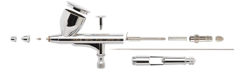 Iwata High Performance HP-C 0.3mm Plus Gravity Feed Dual Action Airbrush H4001