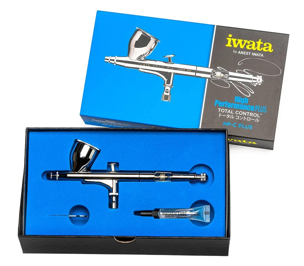 Iwata High Performance HP-C 0.3mm Plus Gravity Feed Dual Action Airbrush H4001