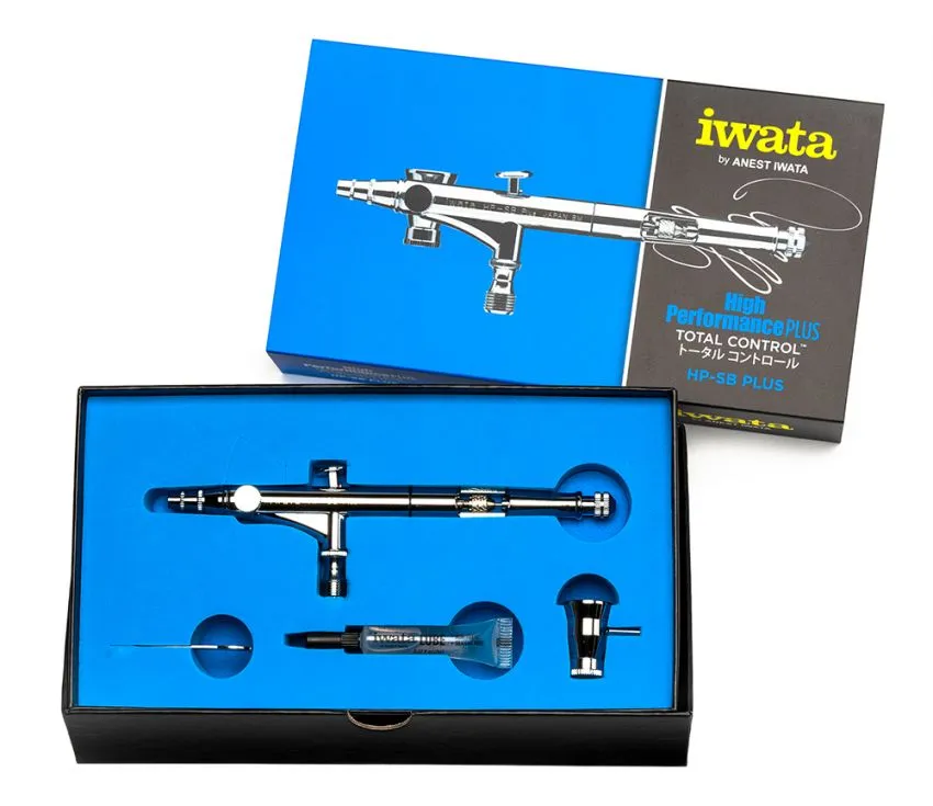 Iwata High Performance HP-SB Plus Side Feed Dual Action Airbrush