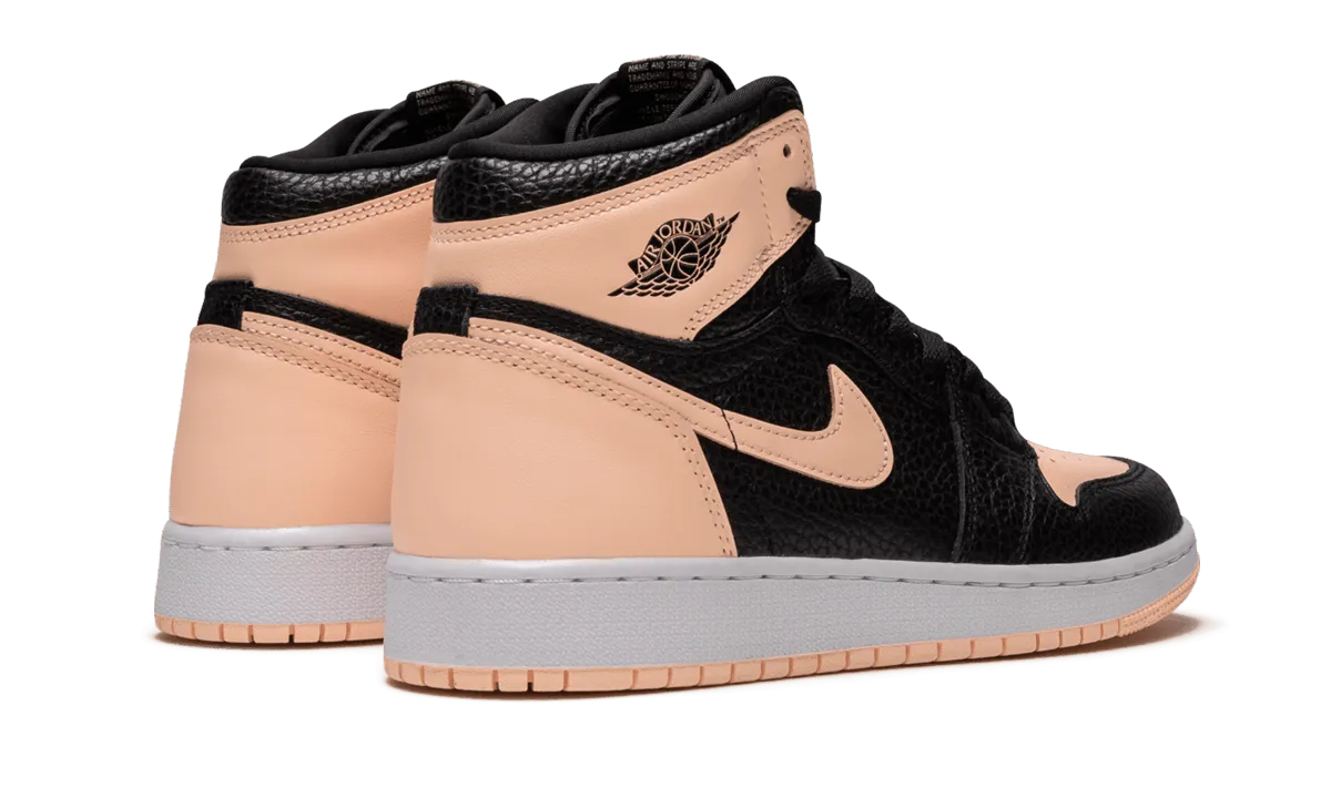 JORDAN 1 HIGH BLACK CRIMSON TINT GS