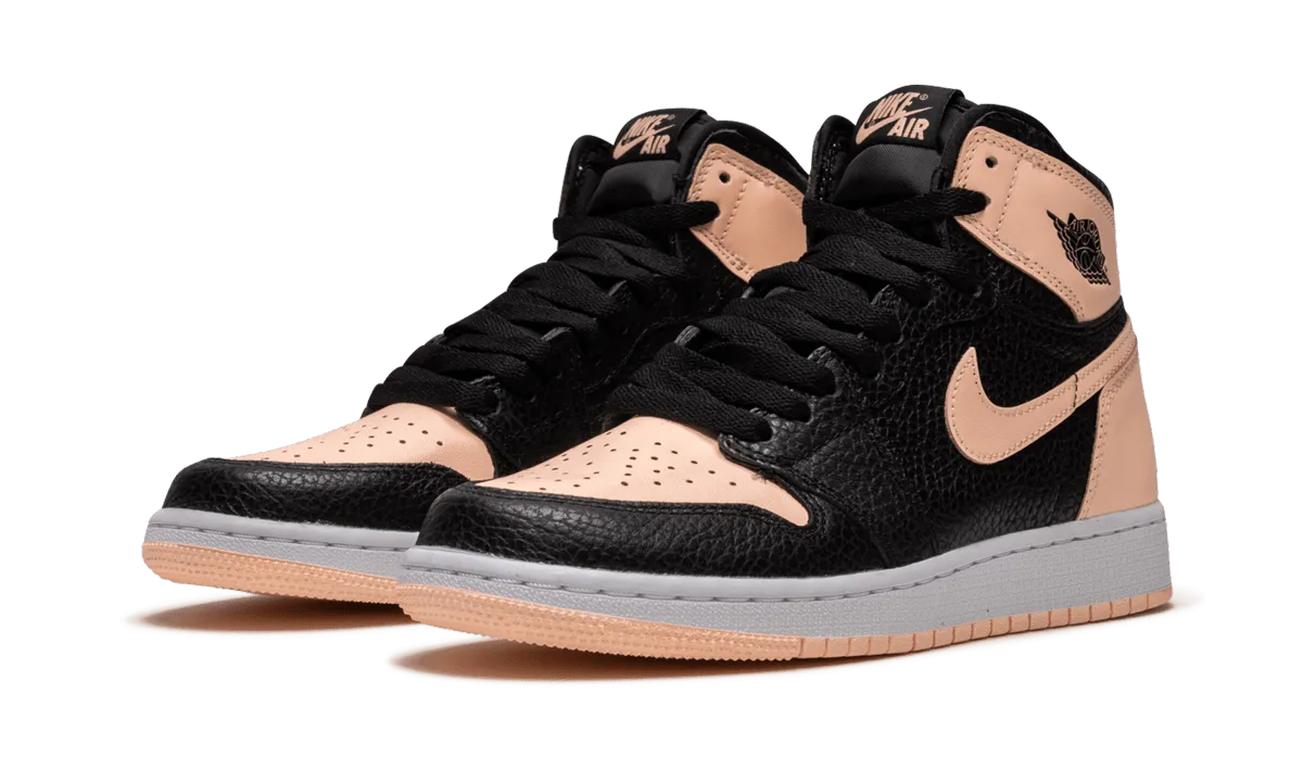JORDAN 1 HIGH BLACK CRIMSON TINT GS