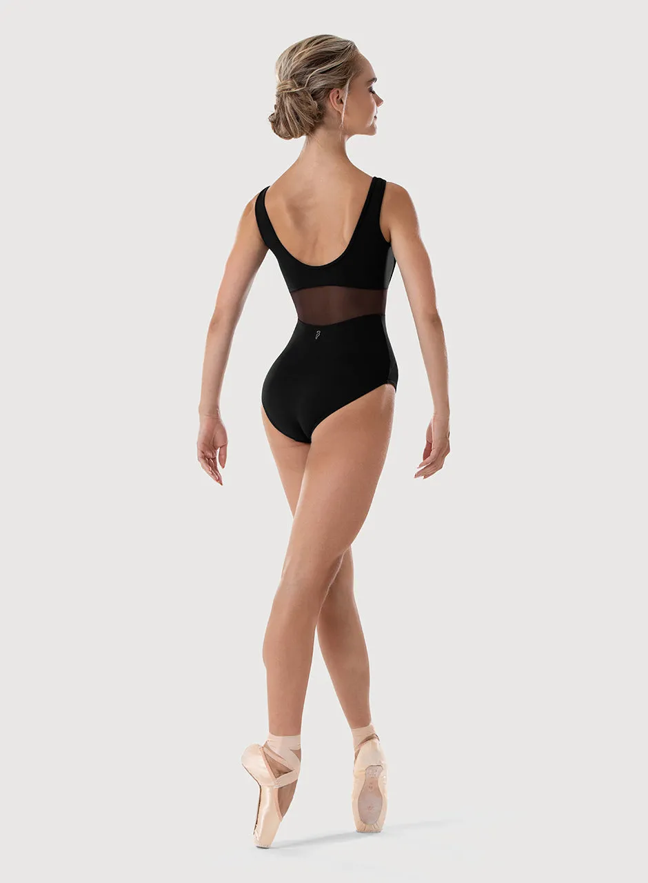 Ladies Abby Black Tank Leotard