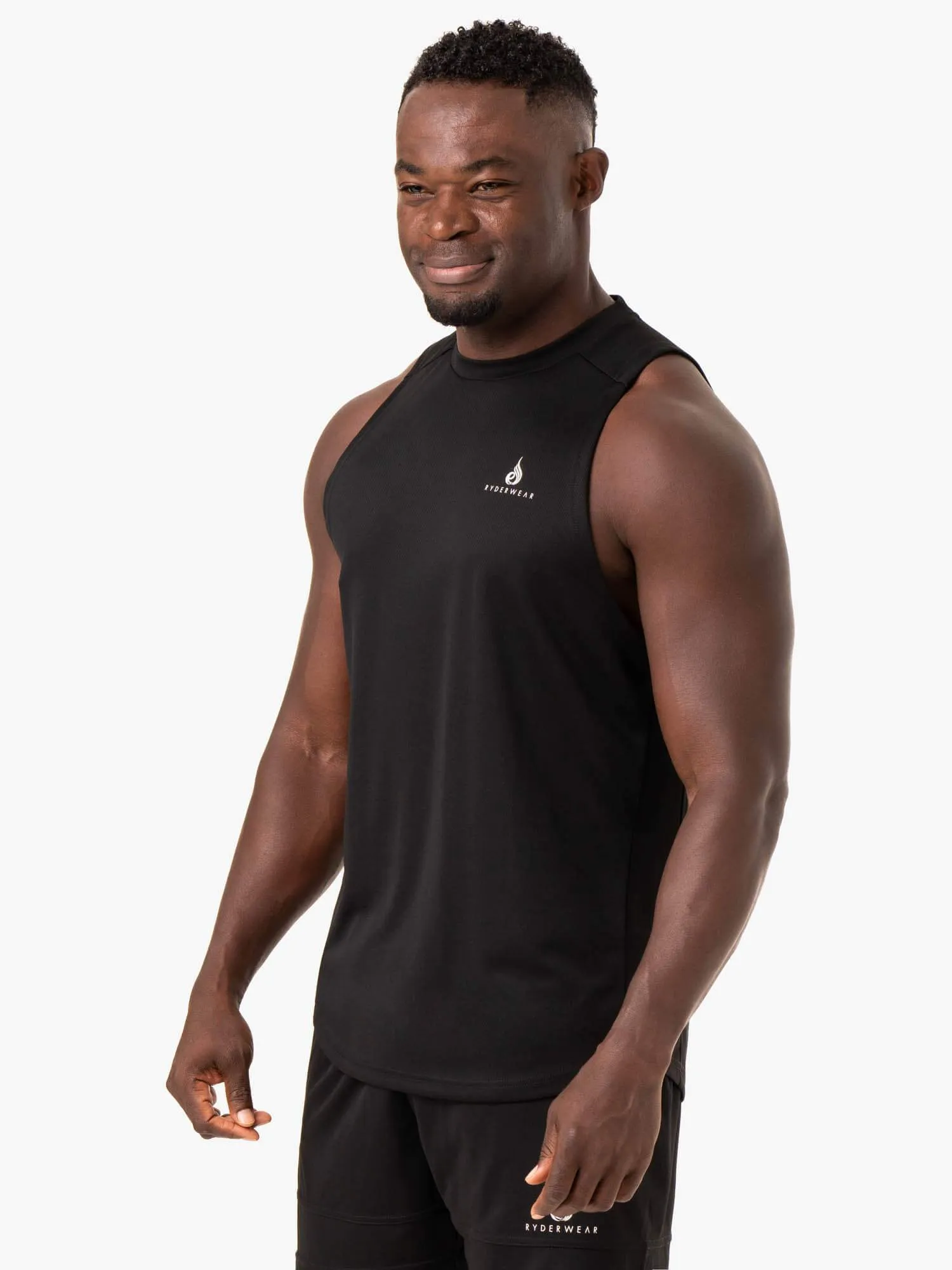 Lift Mesh Tank - Black