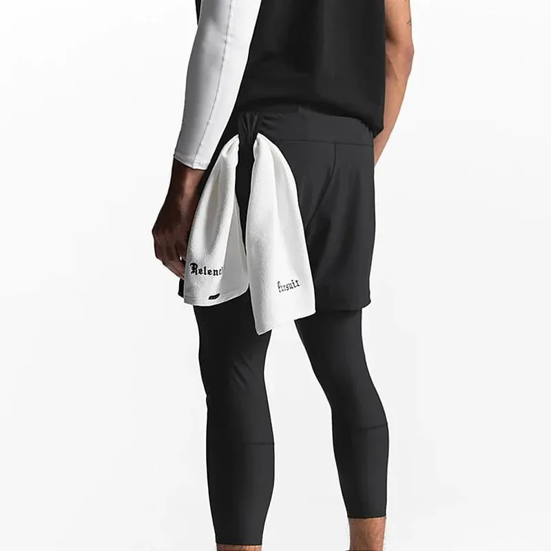 Men's Gym Running Compression Double Deck Leggings 3XL S4902960
