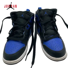 Nike Air Jordan 1 Mid HYPER Royal Blue Black & White 64073- 077