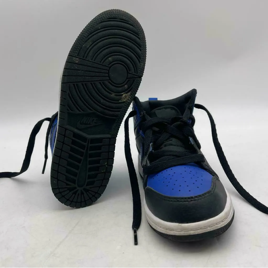 Nike Air Jordan 1 Mid HYPER Royal Blue Black & White 64073- 077