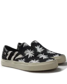 Palm Tree Patchwork Slip-On Sneaker