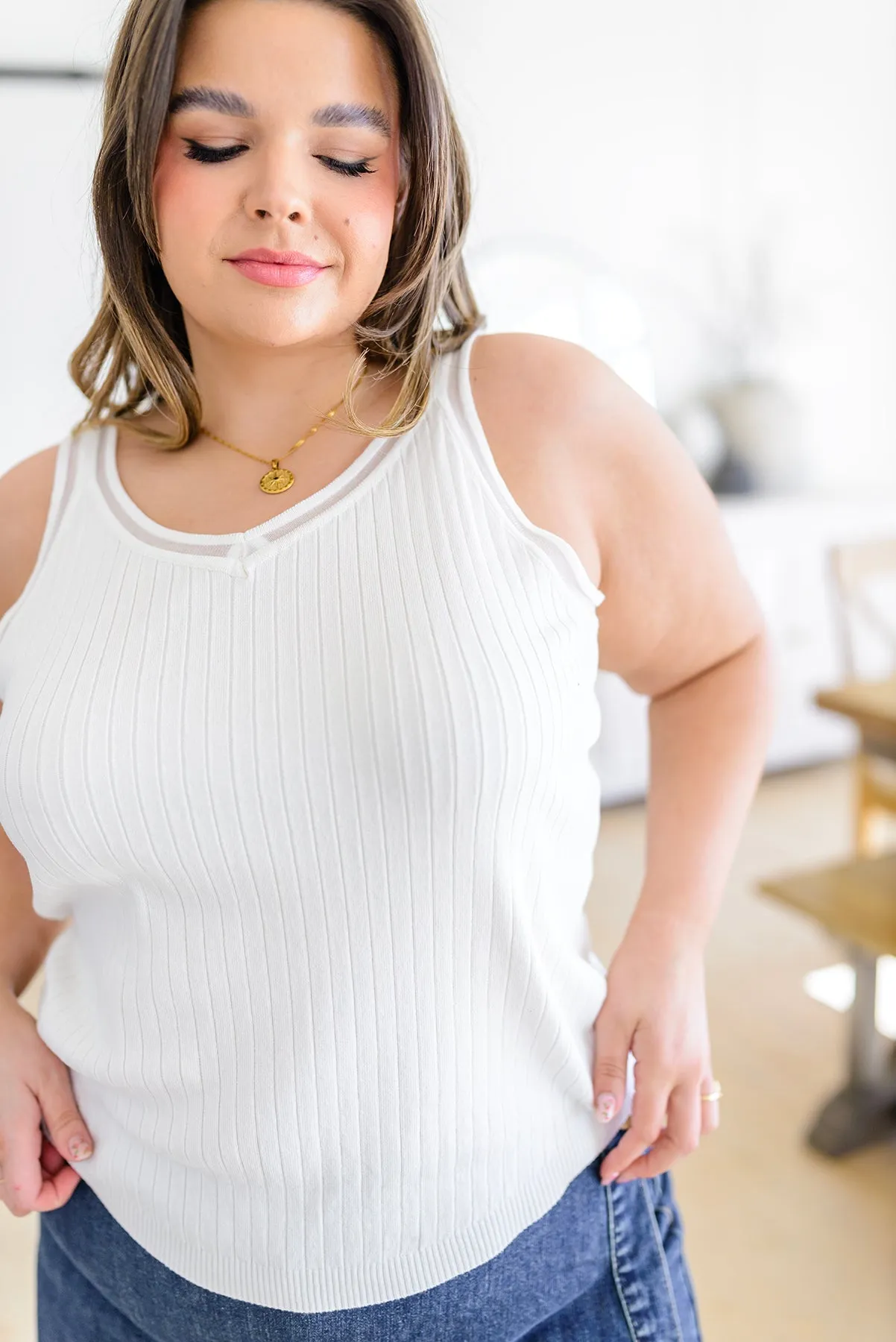Paris Tank in White