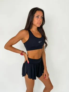 Race Day Sports Bra- Black Out Race Day Sports Bra- Black Out