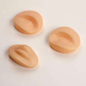 Removable Silicone Mannequin Training Head Model - Replacement Parts 2 Eyes   1 Lips