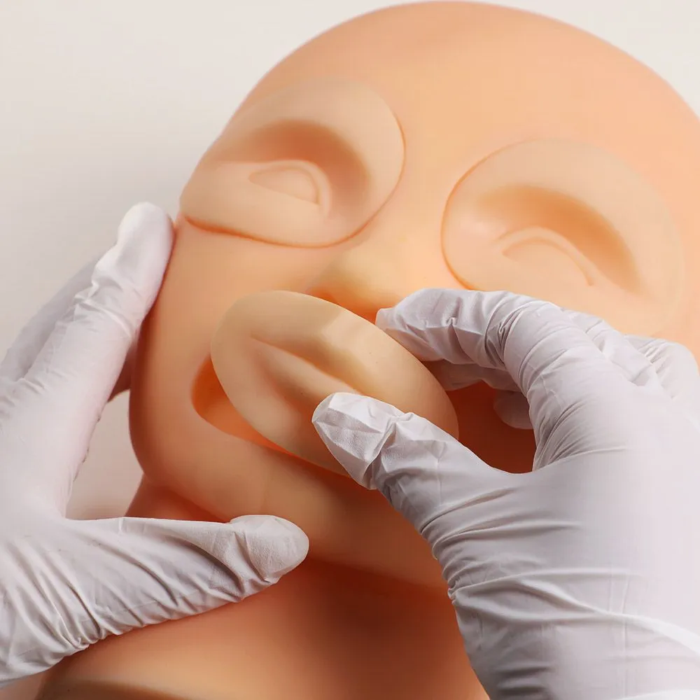 Removable Silicone Mannequin Training Head Model