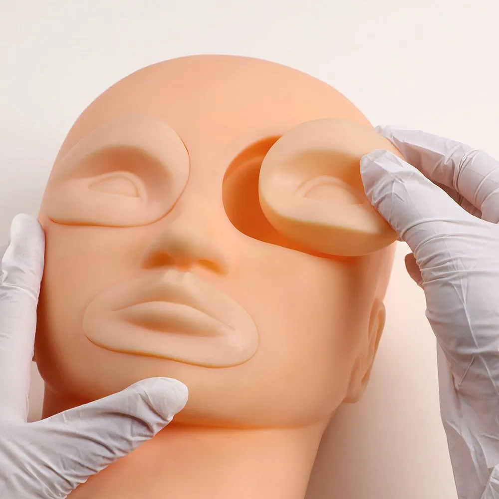 Removable Silicone Mannequin Training Head Model