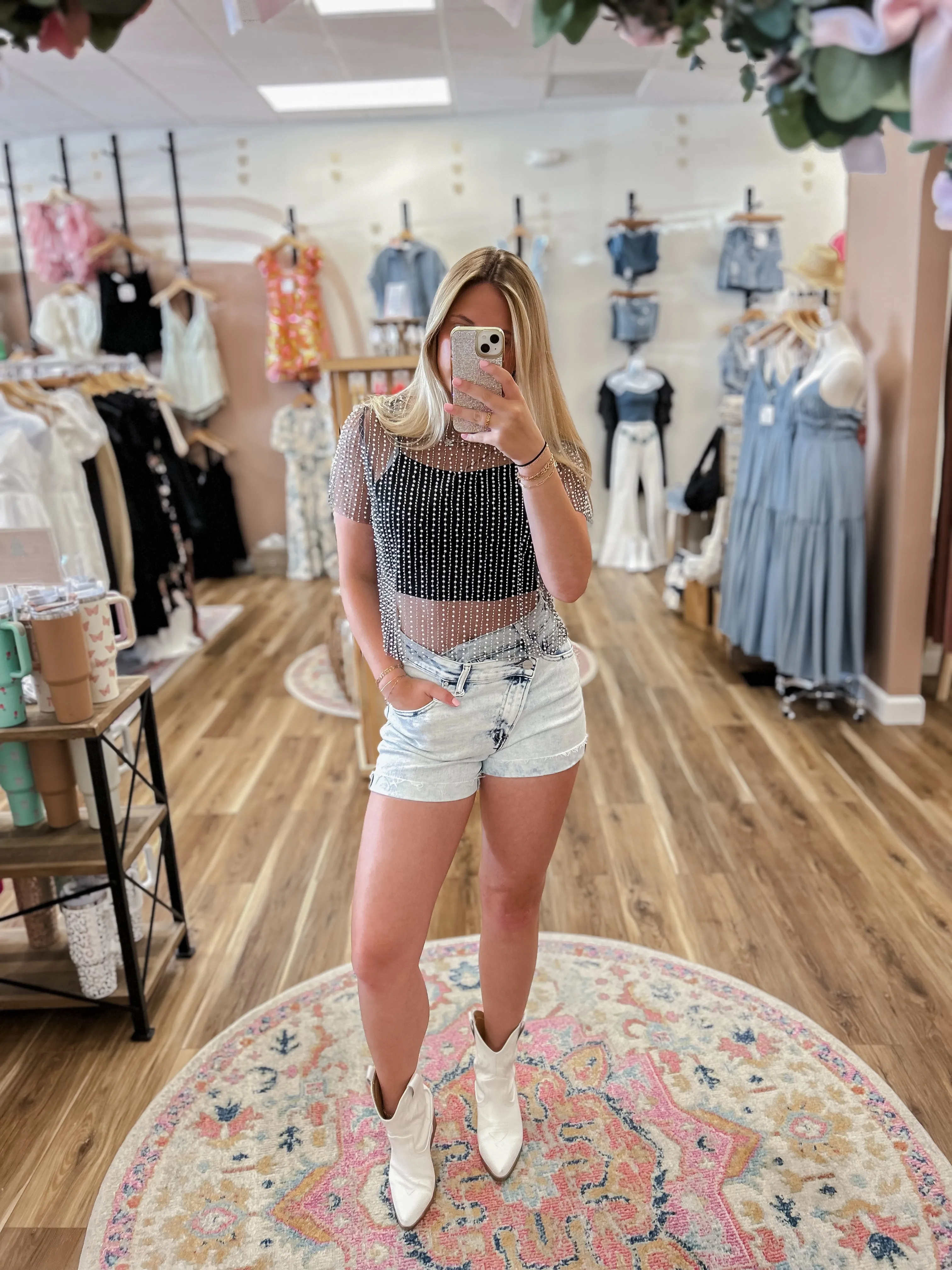 Roxy Pearl Black Top