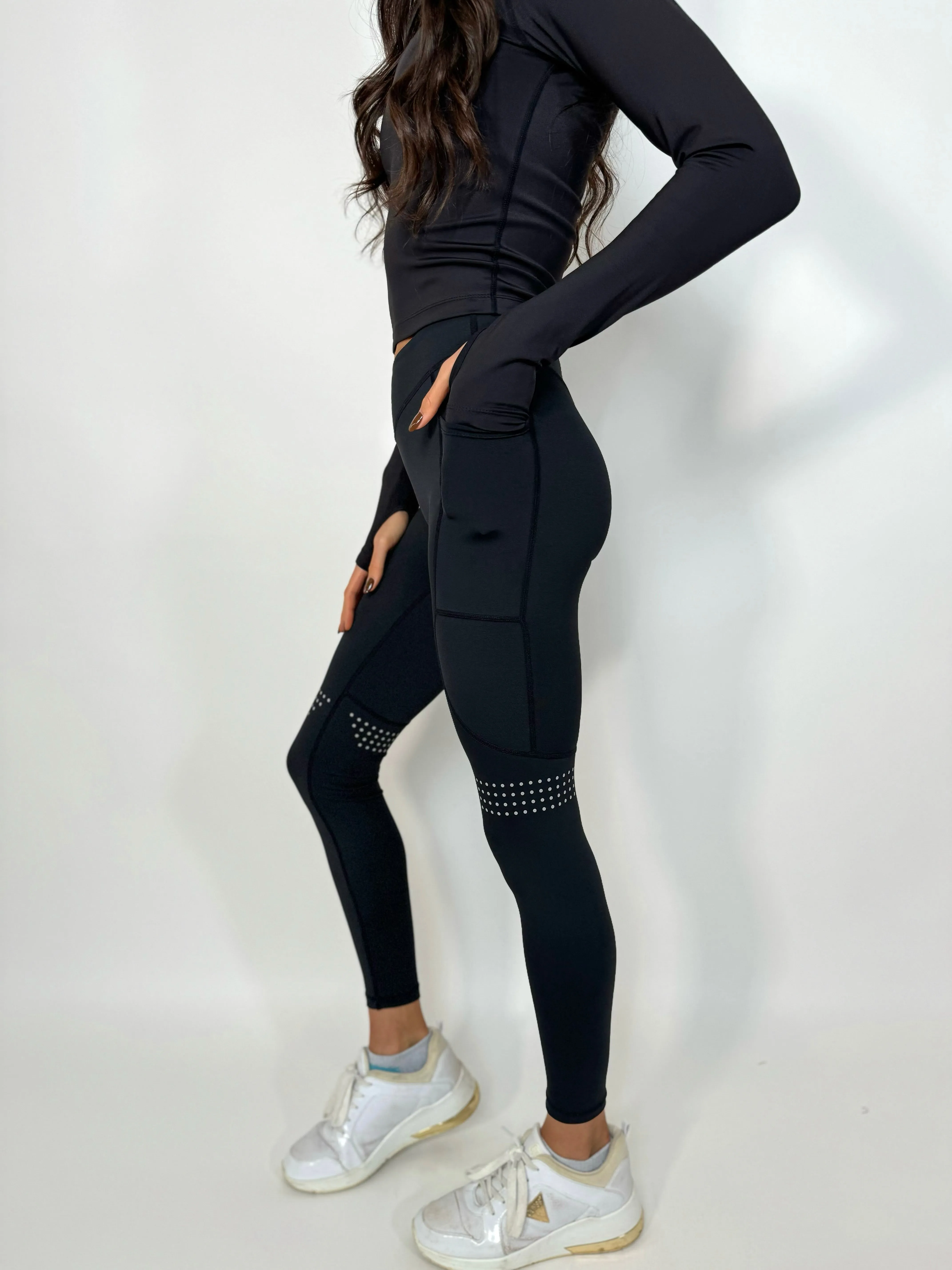 Runners Legging- Midnight Black