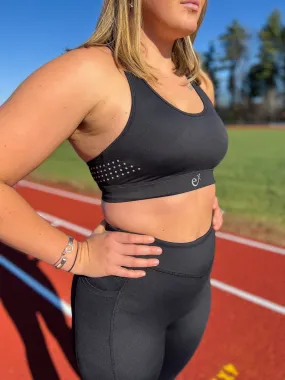 Runners Sports Bra 2.0 - Midnight Black Runners Sports Bra 2.0 - Midnight Black