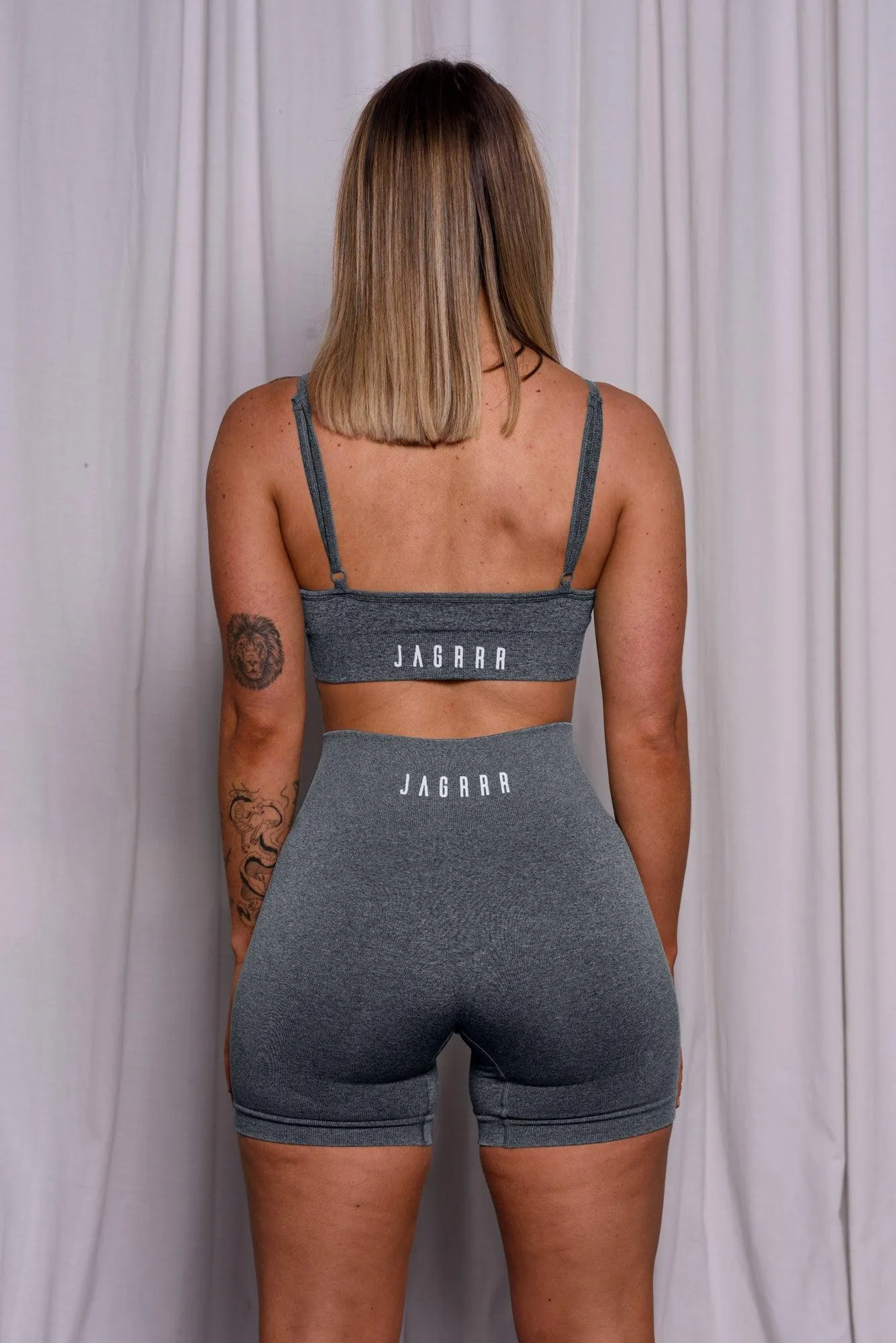 Seamless Sports Bra | Charcoal