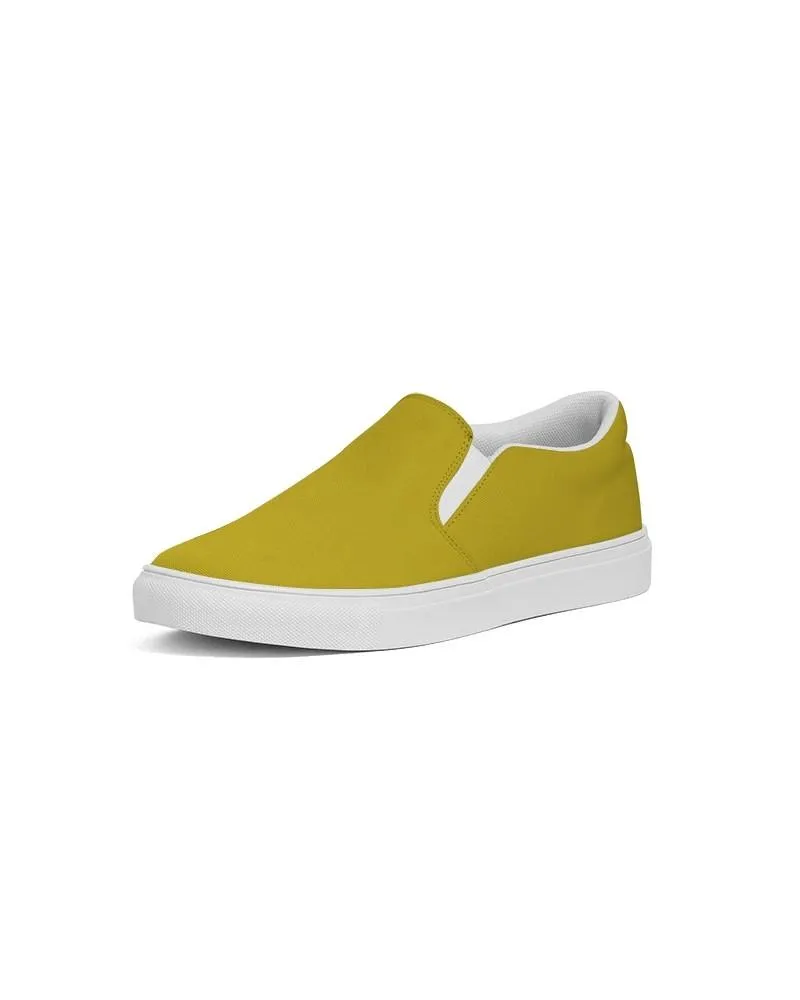 Shaded Yellow Slip-On Canvas Sneakers | Women's | C0M12Y100K30