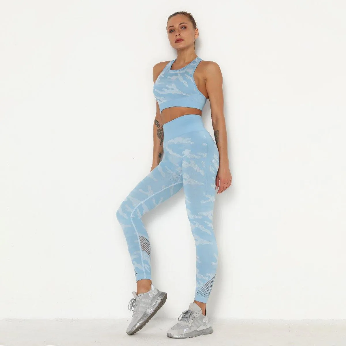 Sky blue Yoga set