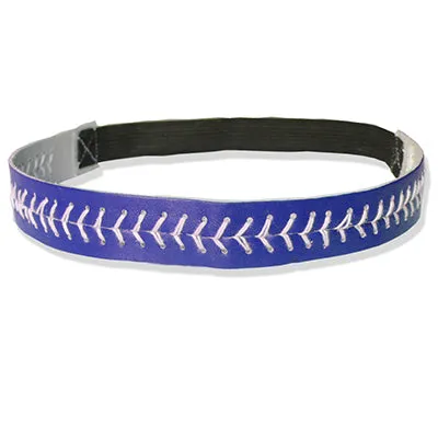 Softball Leather Seamed Headbands, Hair Bands, 19 Variations, FREE Shipping