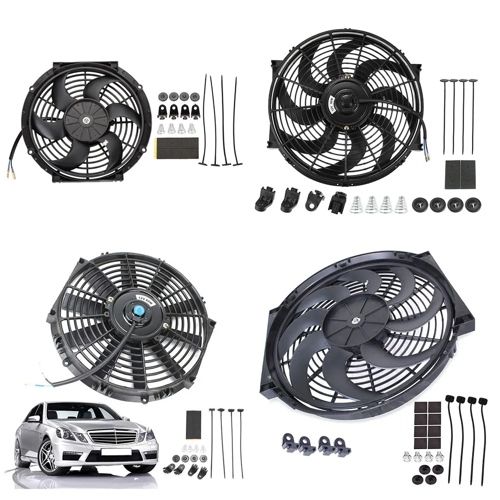 Universal Electric Car Radiator Cooling Fan High Performance 12V