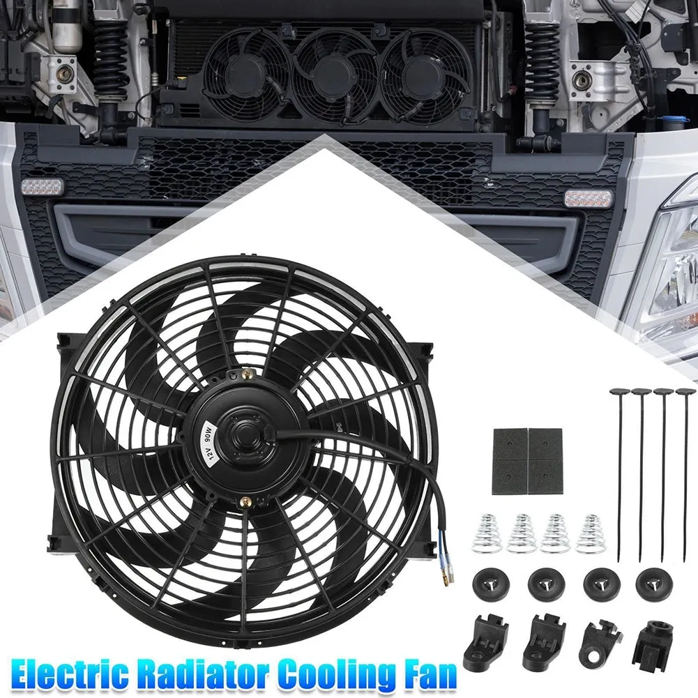 Universal Electric Car Radiator Cooling Fan High Performance 12V
