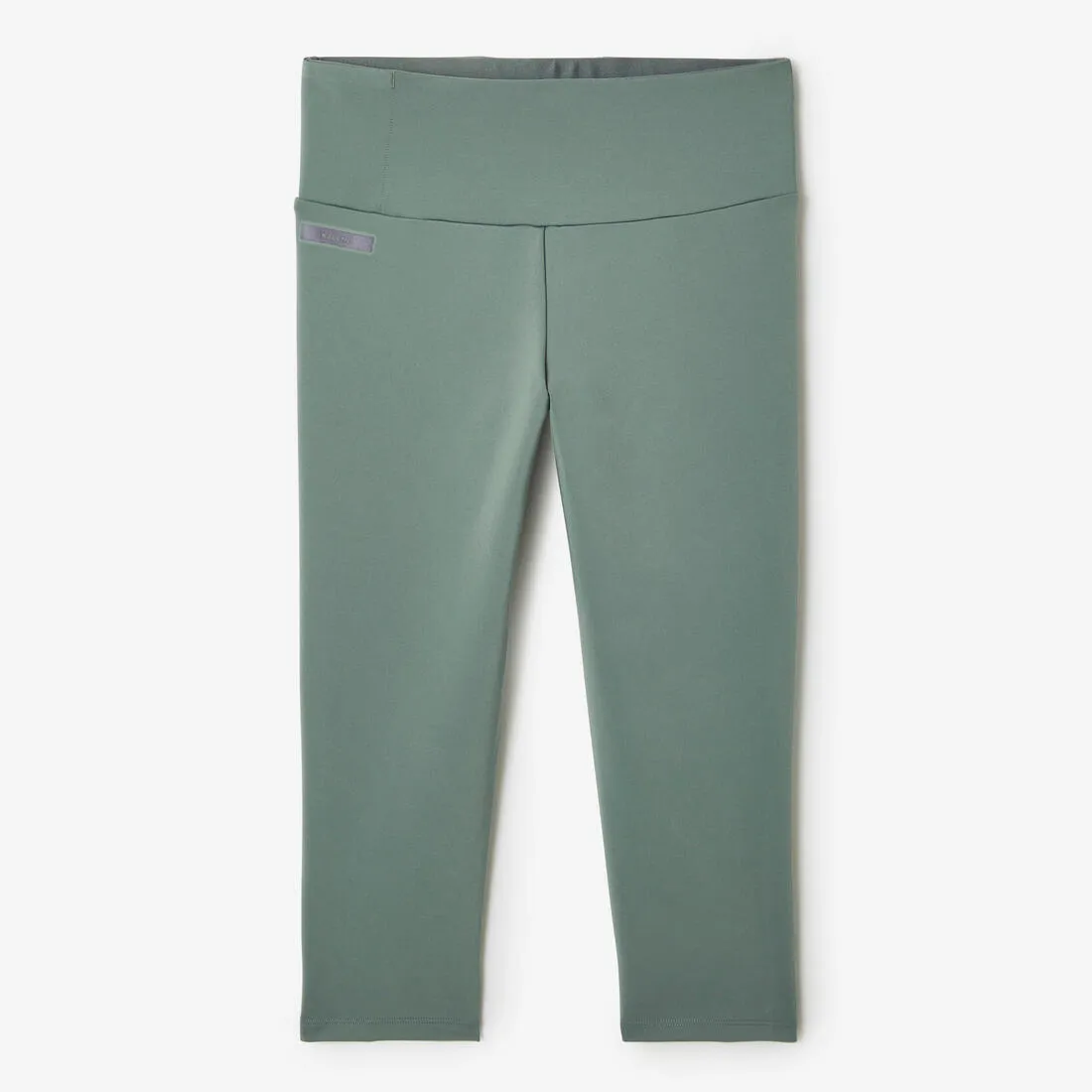 Women's short running leggings Support - green