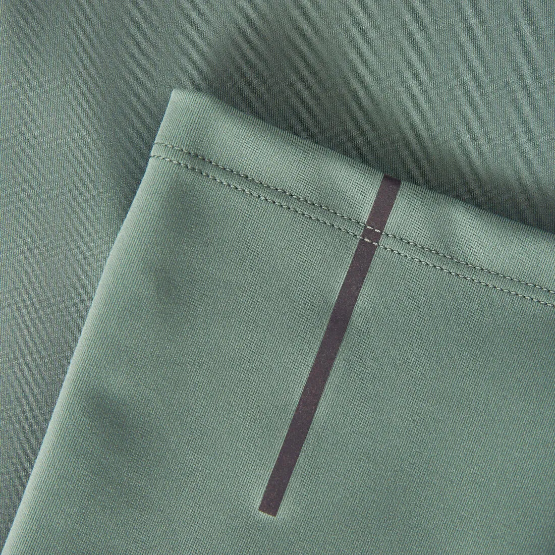 Women's short running leggings Support - green