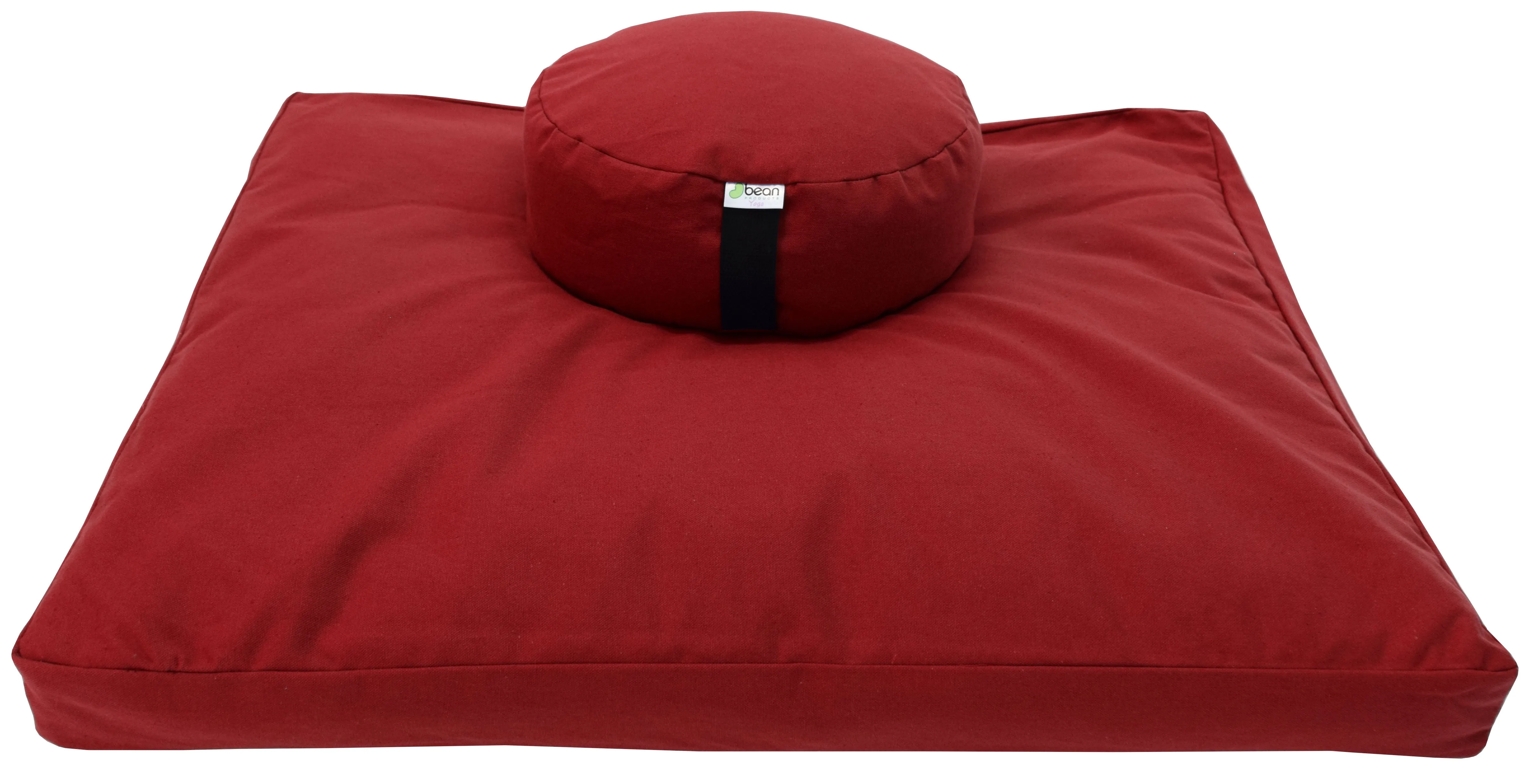Zafu and Zabuton Meditation Cushion Set - Cotton ..Made in USA