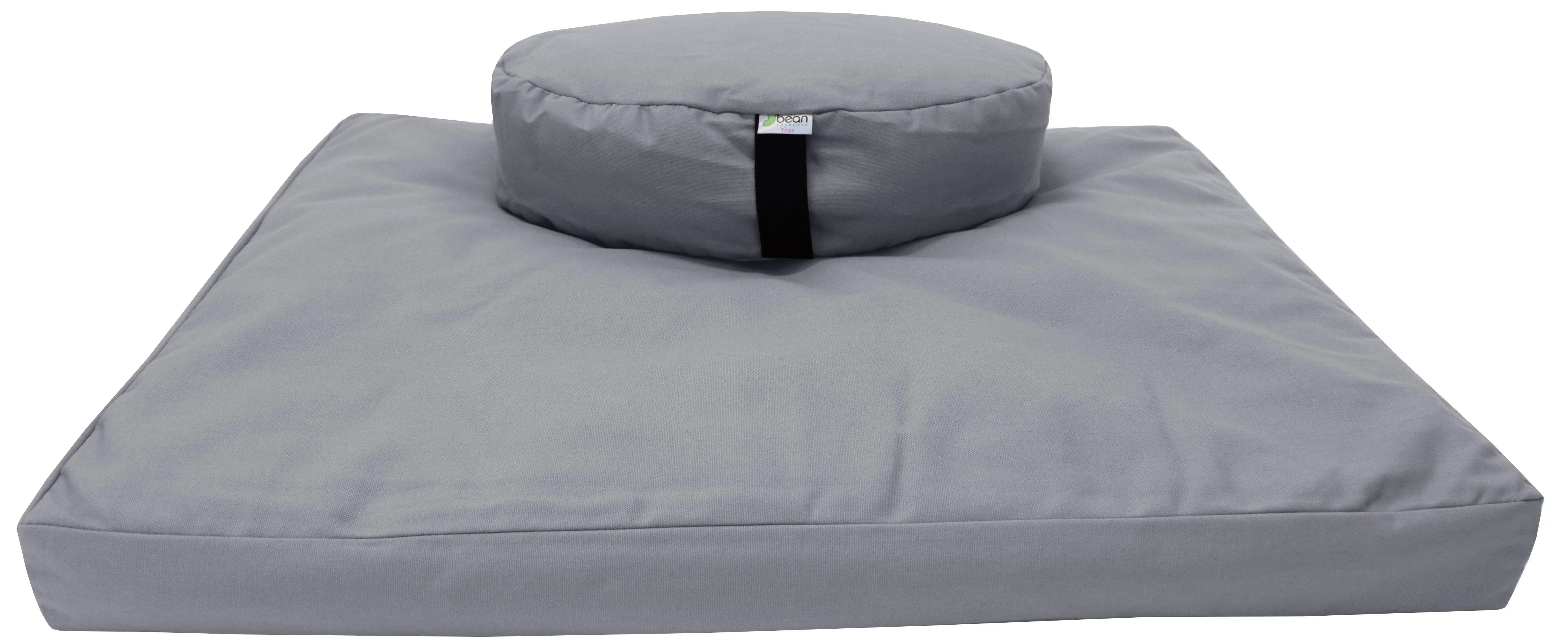 Zafu and Zabuton Meditation Cushion Set - Cotton ..Made in USA